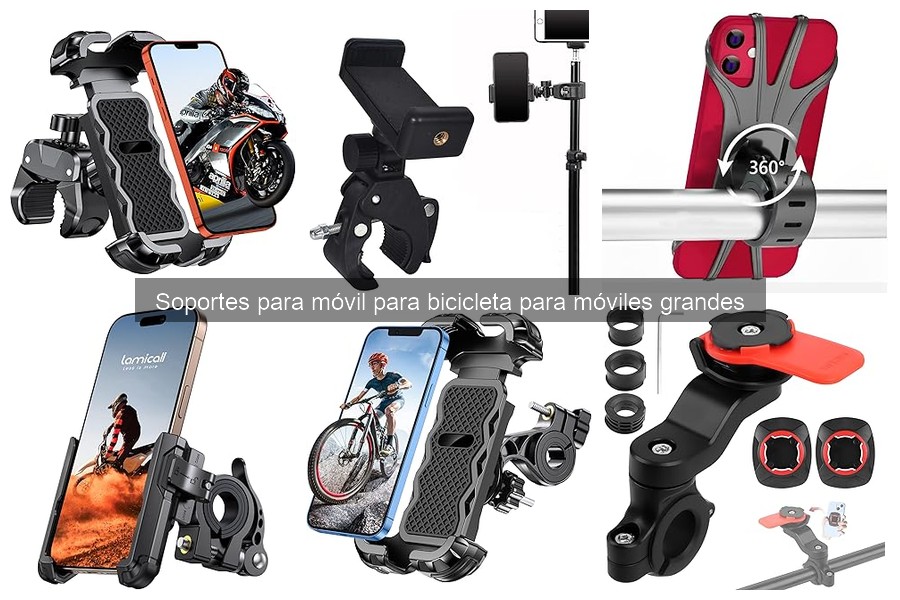 Mejores soportes para móviles grandes en ciclismo 2023