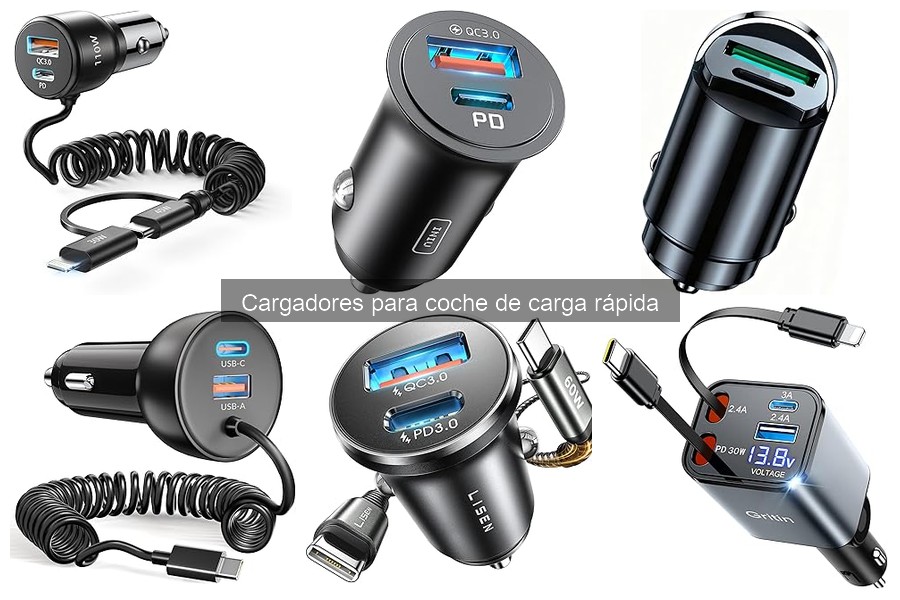 ** Mejores tiendas para comprar cargadores de coche de carga rápida