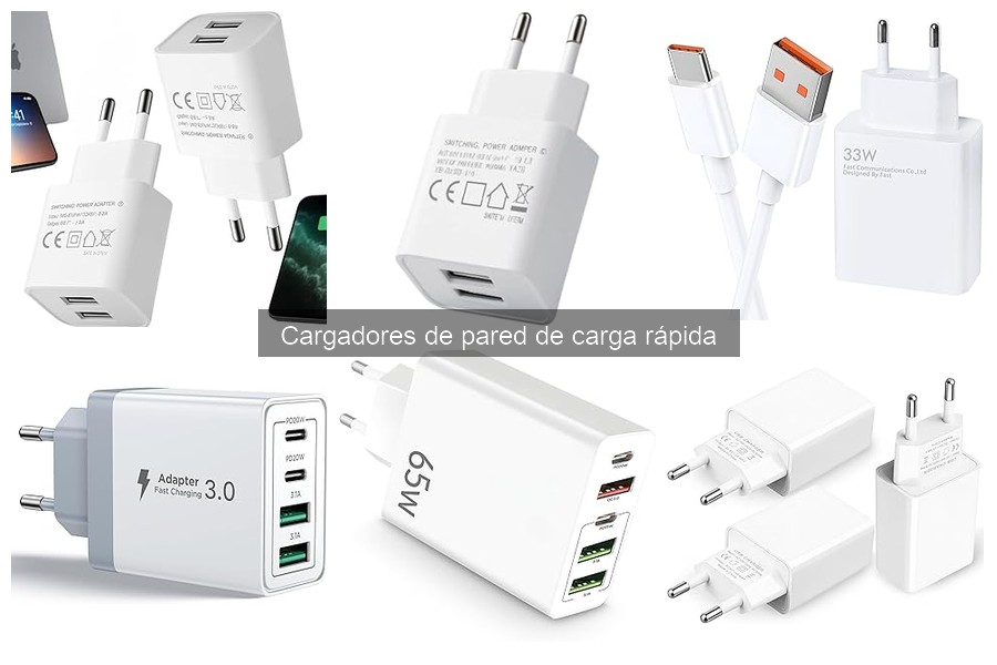 Mejores tiendas para comprar cargadores de pared de carga rápida