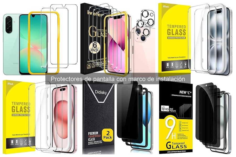 Mejores tiendas para comprar protectores de pantalla con marco