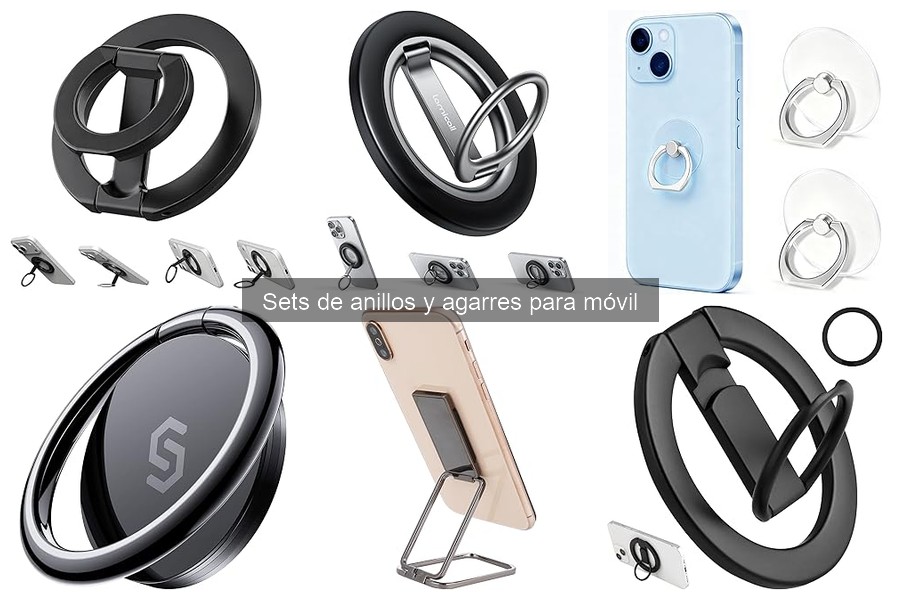 Mejores tiendas para comprar sets de anillos y agarres para móvil