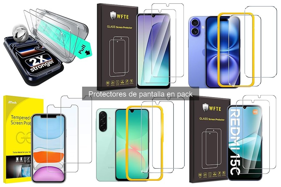 ¿Merecen la pena los protectores de pantalla en pack?