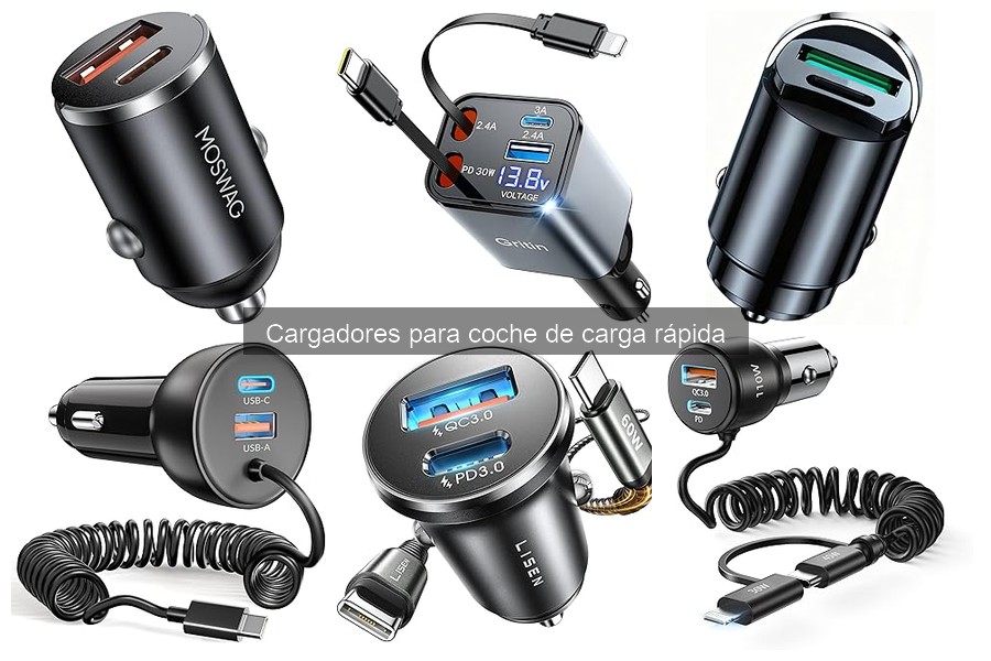 Opiniones de los Mejores Cargadores de Coche de Carga Rápida