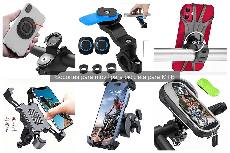 Opiniones de los Mejores Soportes para Móvil en Bicicleta MTB