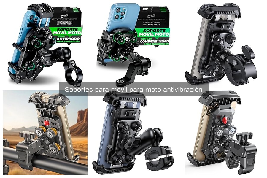 Opiniones de Soportes Antivibración para Móviles en Motos