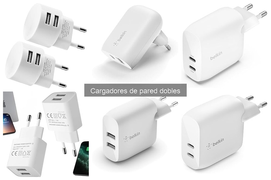Opiniones de usuarios sobre cargadores de pared dobles