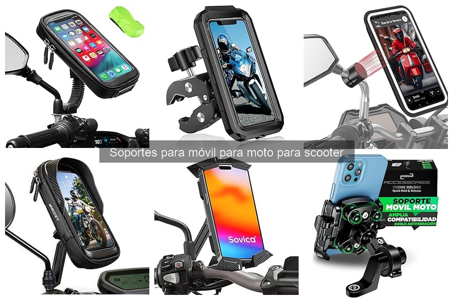 Opiniones de usuarios sobre soportes para móvil en moto