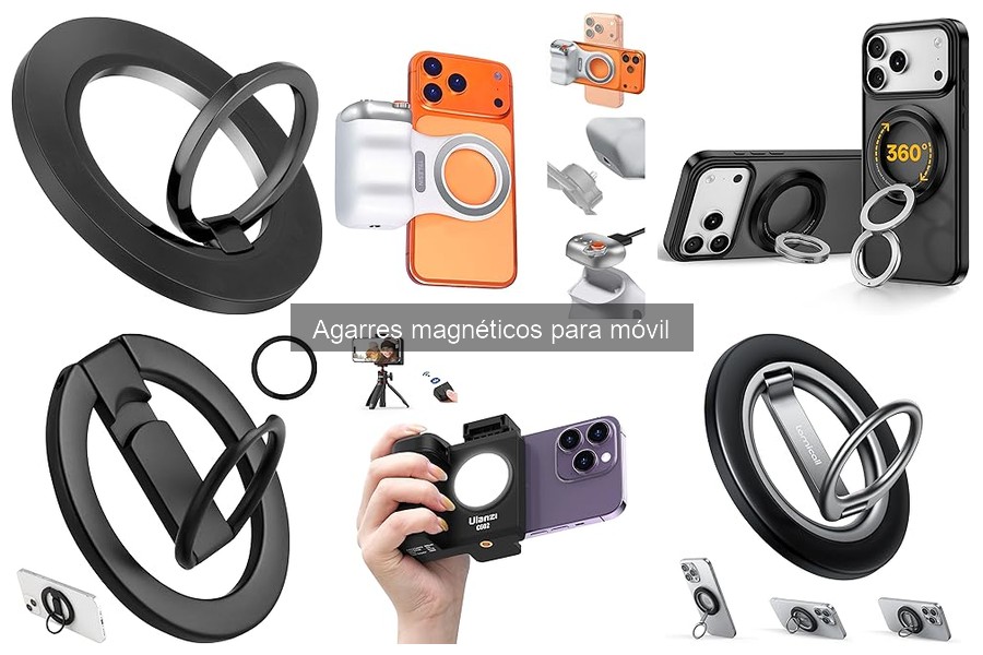 Opiniones sobre agarres magnéticos para móvil: reseñas y análisis