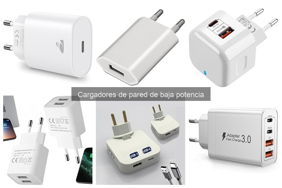 Opiniones sobre Cargadores de Pared de Baja Potencia