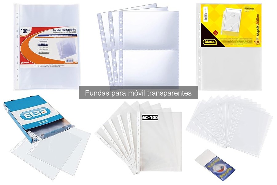 Opiniones sobre fundas transparentes de WITHYU y Elba