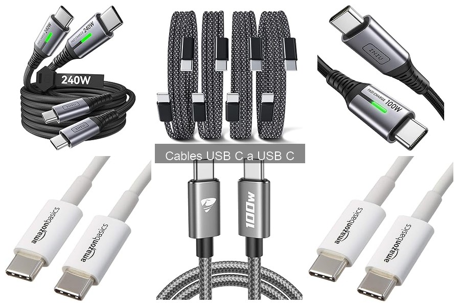 Opiniones sobre los mejores cables USB C a USB C