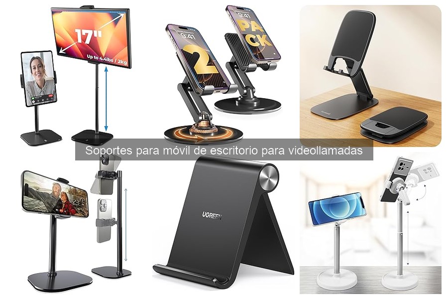 Opiniones sobre los mejores soportes para móvil de escritorio