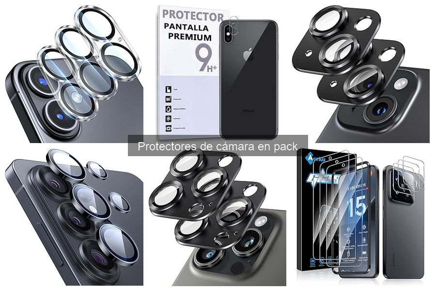 Opiniones sobre Protectores de Cámara en Pack para Móviles