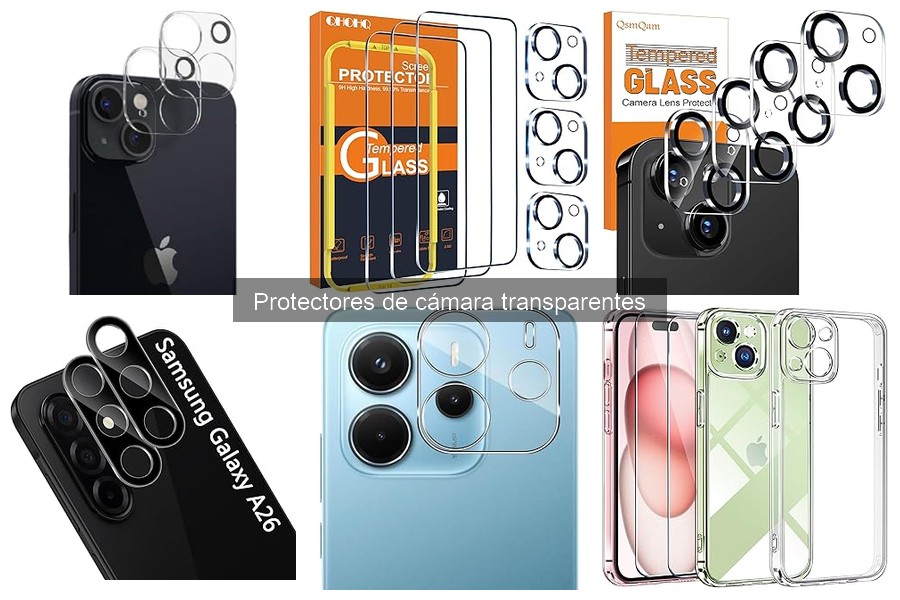 Opiniones sobre Protectores de Cámara Transparentes para Móviles