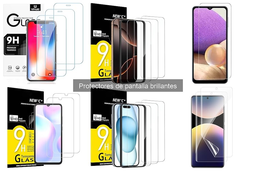 Opiniones sobre protectores de pantalla brillantes para móviles
