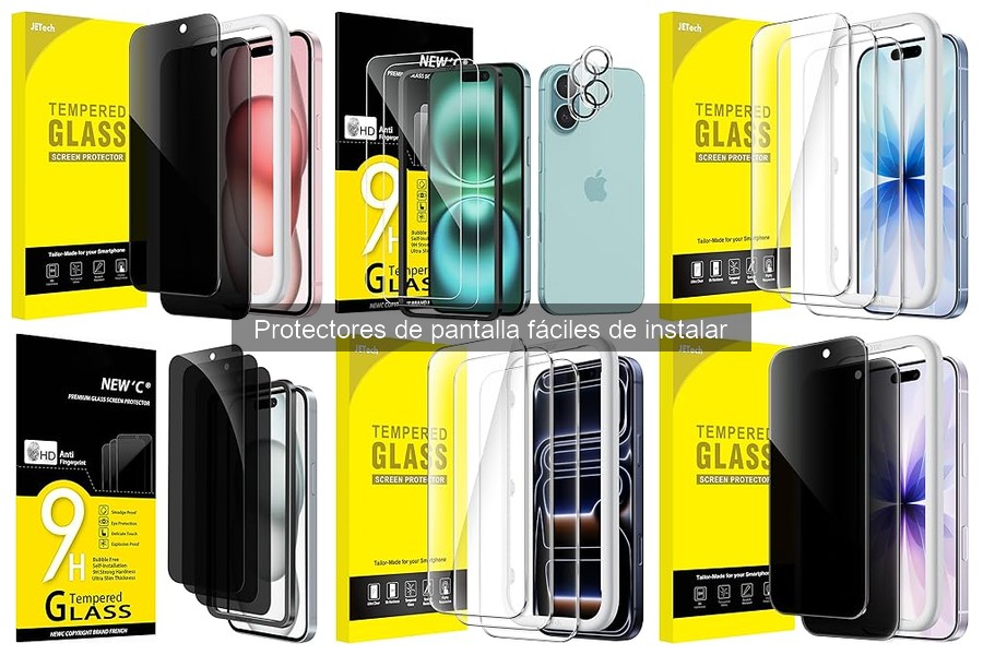 Opiniones sobre protectores de pantalla fáciles de instalar