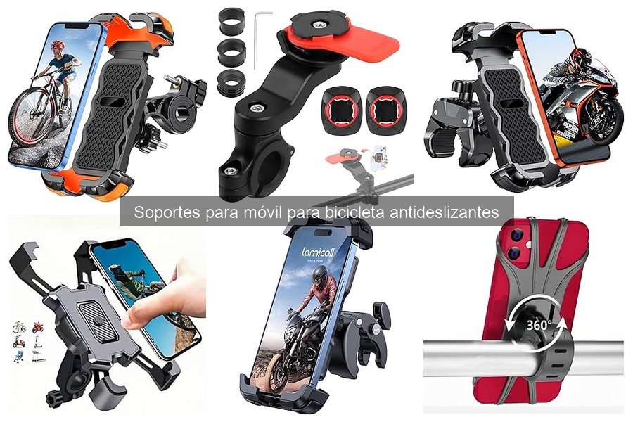 Opiniones sobre soportes antideslizantes para móvil en bicicleta