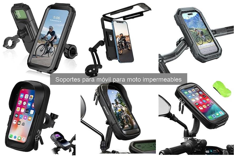 Opiniones sobre soportes impermeables para móvil en moto