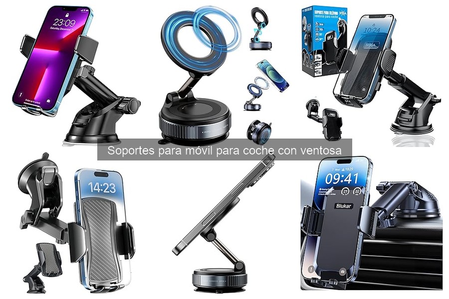 Opiniones sobre soportes para móvil con ventosa para coche