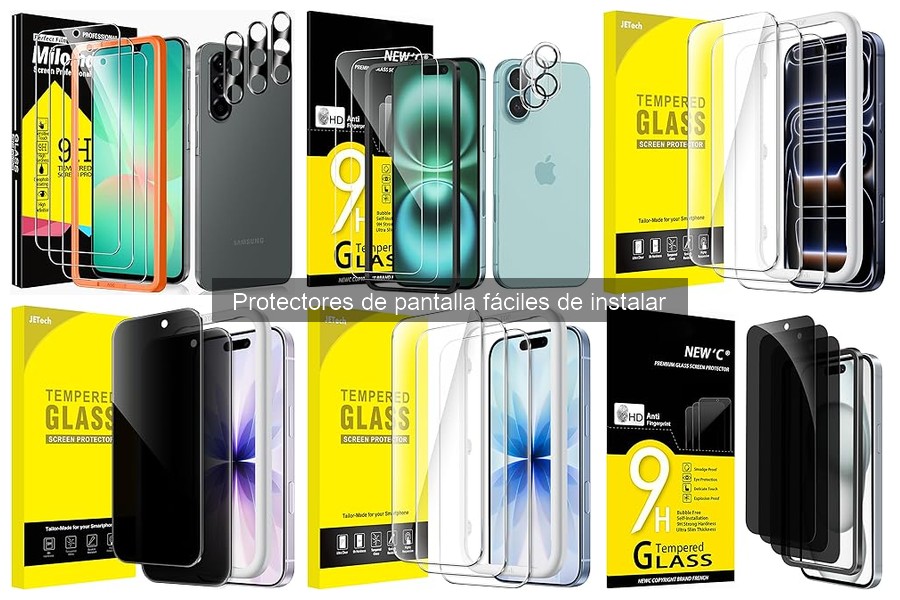 ¿Por qué elegir un protector de pantalla fácil de instalar?