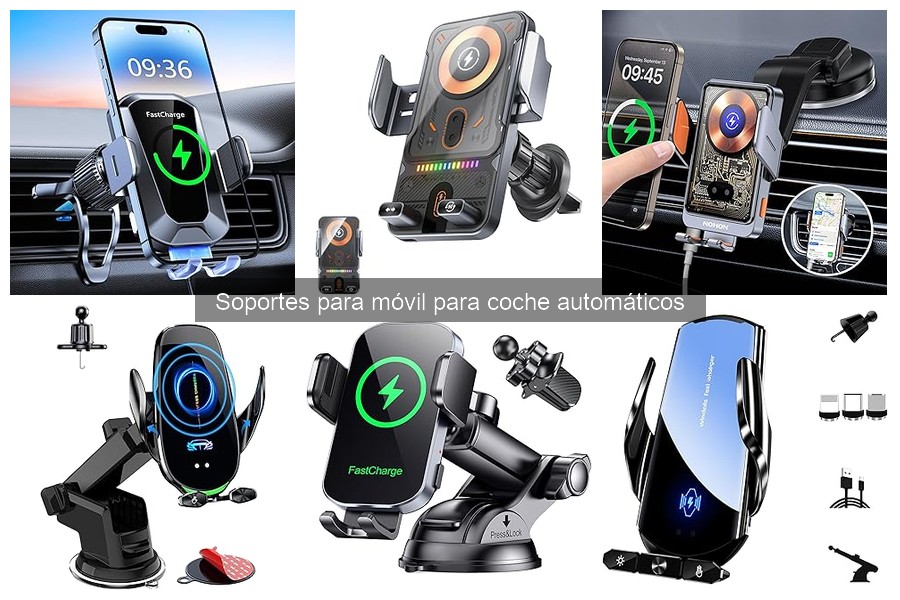 ¿Por qué se desconecta el soporte automático para móvil en el coche?
