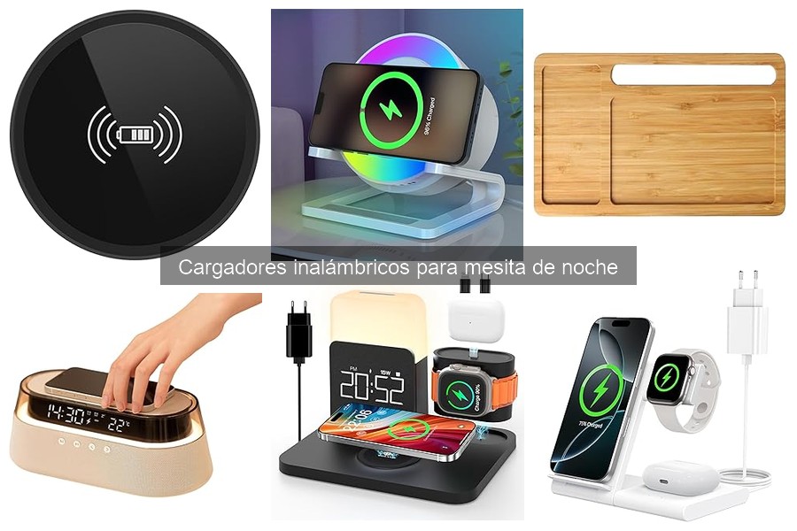 Precio promedio de cargadores inalámbricos para mesita de noche