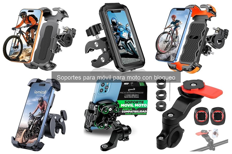 Precios de Soportes para Móvil de Moto con Bloqueo en 2023