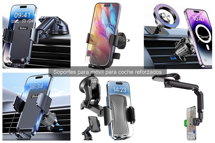 Precios de soportes reforzados para móvil en coche