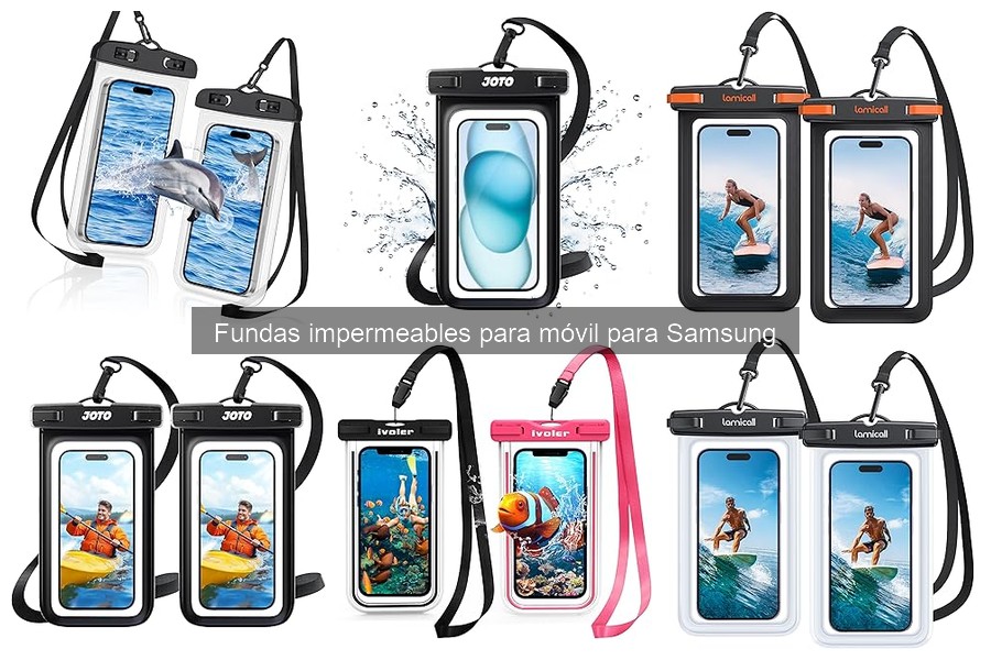 Precios promedio de fundas impermeables para Samsung