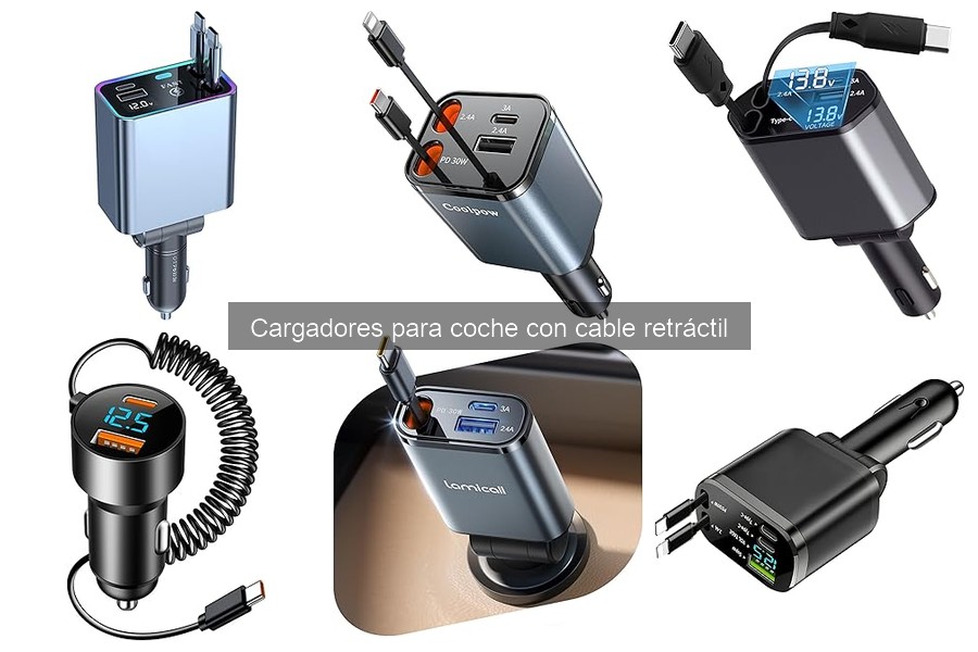 Preguntas Frecuentes sobre Cargadores para Coche Retráctiles