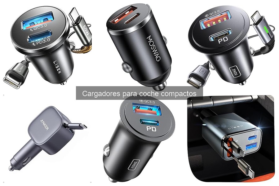 Problemas comunes al usar cargadores compactos para coche