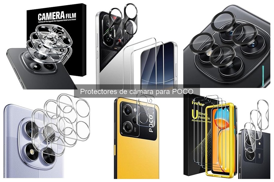 Problemas comunes al usar protectores de cámara para POCO