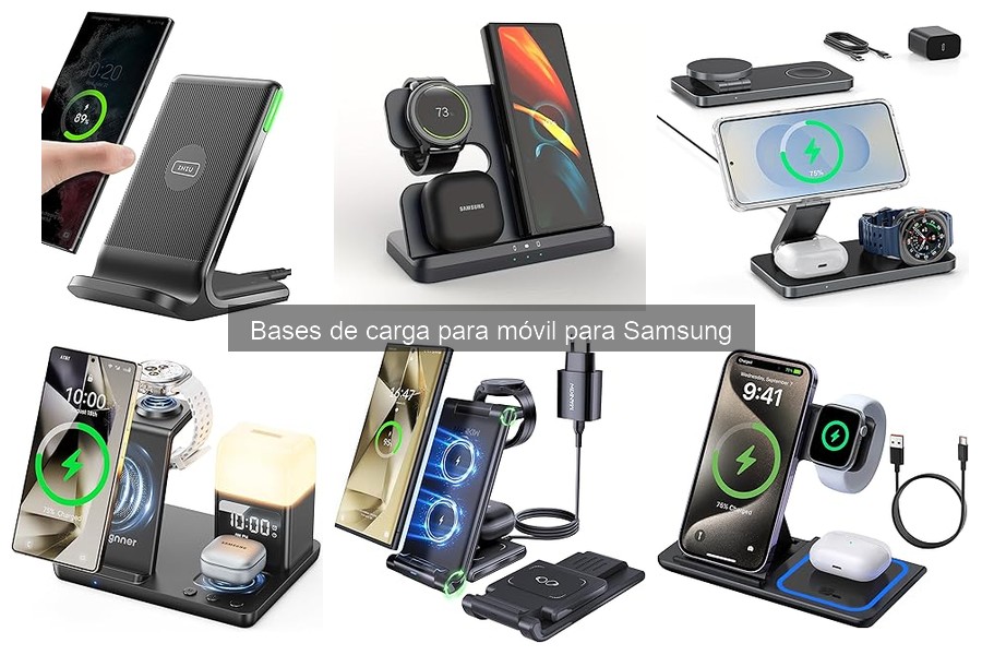 Problemas comunes con bases de carga para móviles Samsung