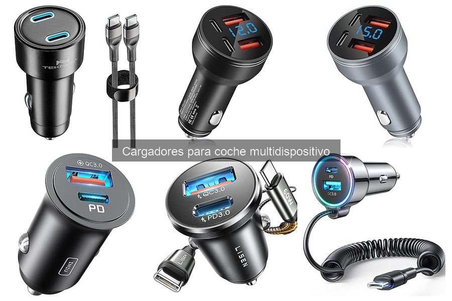 Problemas comunes con cargadores de coche multidispositivo