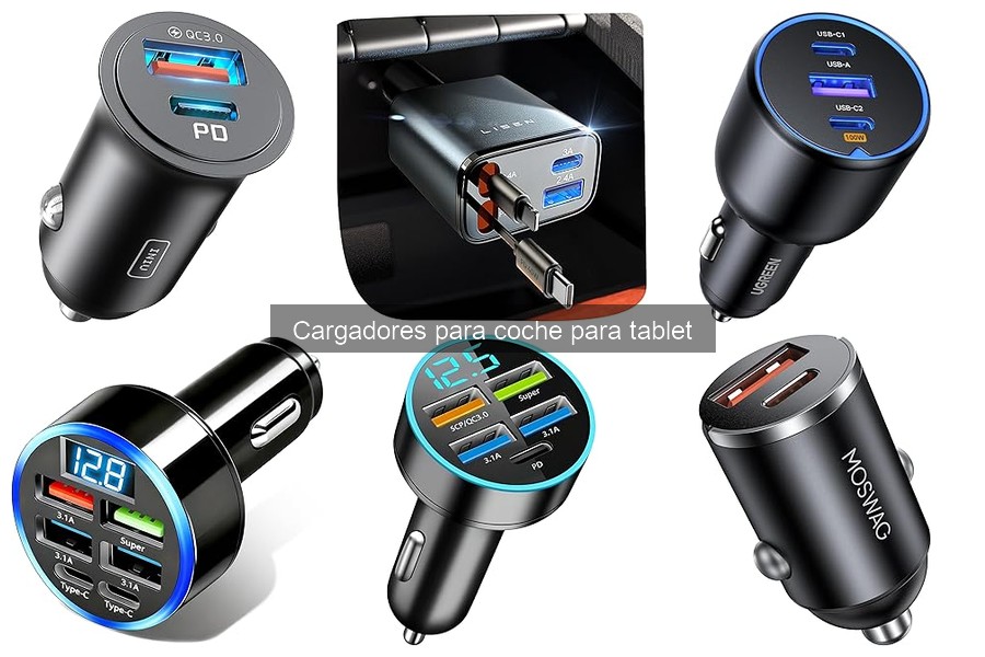 Problemas comunes con cargadores de coche para tablet y soluciones