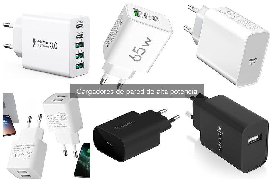 Problemas Comunes con Cargadores de Pared de Alta Potencia