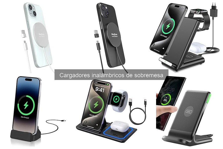 Problemas comunes con cargadores inalámbricos de sobremesa