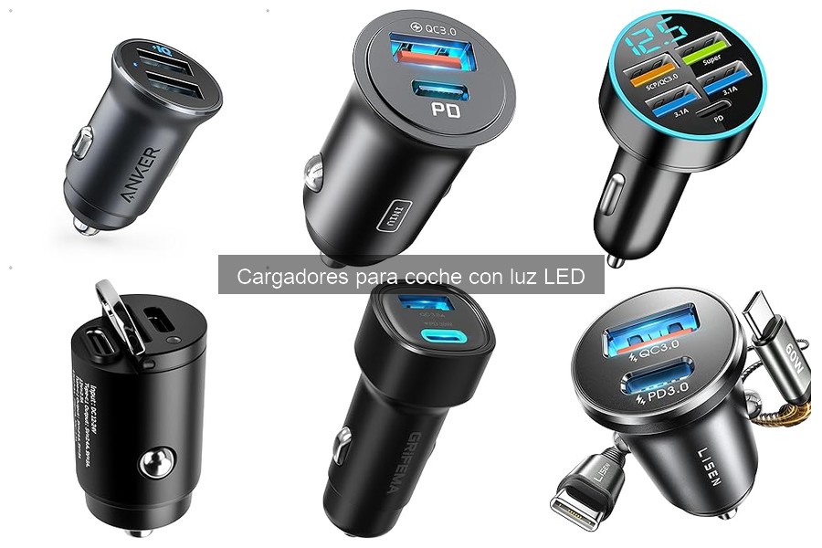Problemas comunes con cargadores para coche con luz LED