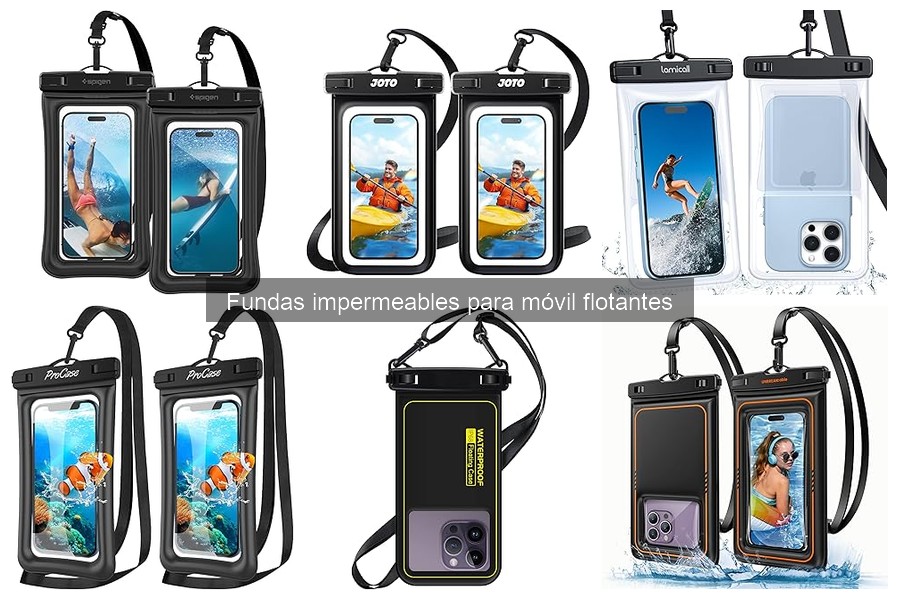 Problemas comunes con fundas impermeables flotantes para móvil