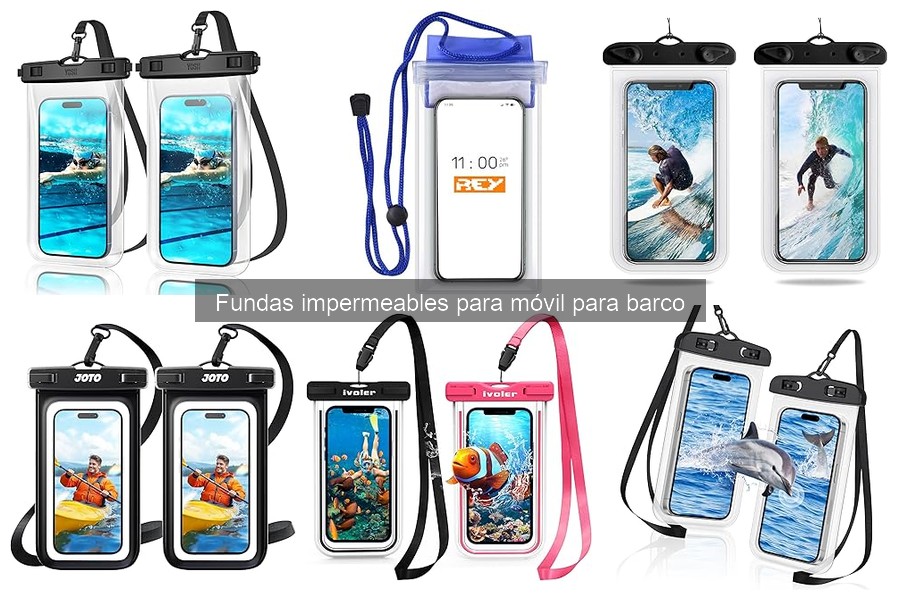 Problemas comunes con fundas impermeables para móvil en barco