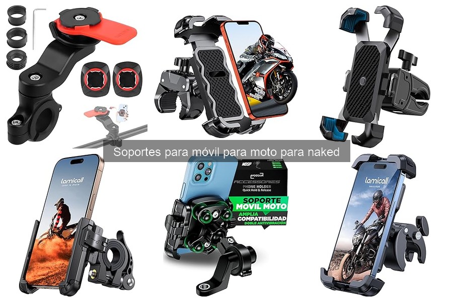 ** Problemas comunes con soportes para móvil en moto naked