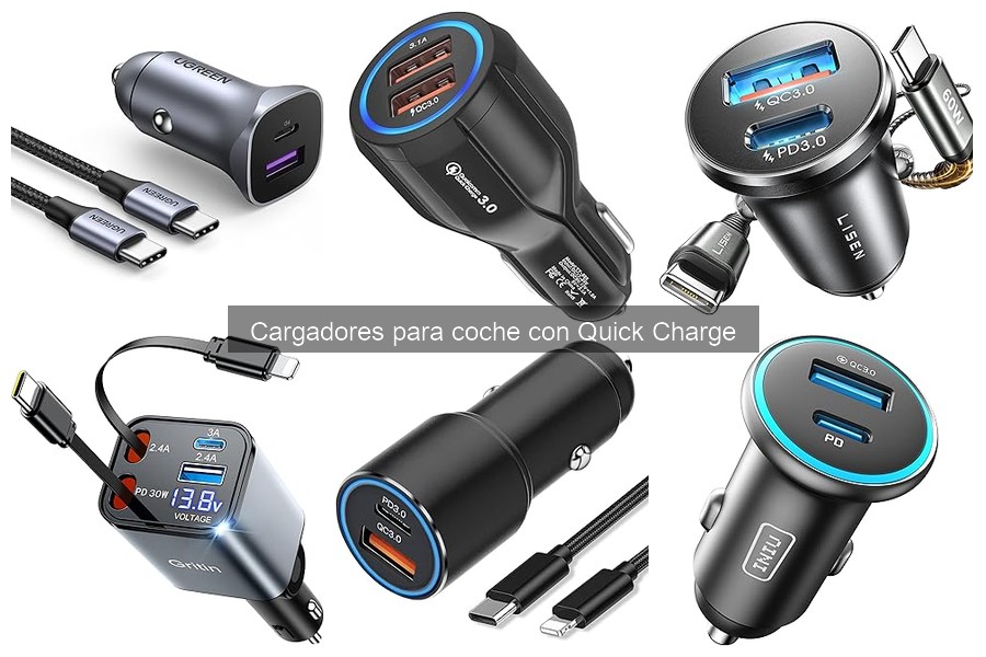 ¿Qué es un cargador para coche con Quick Charge?