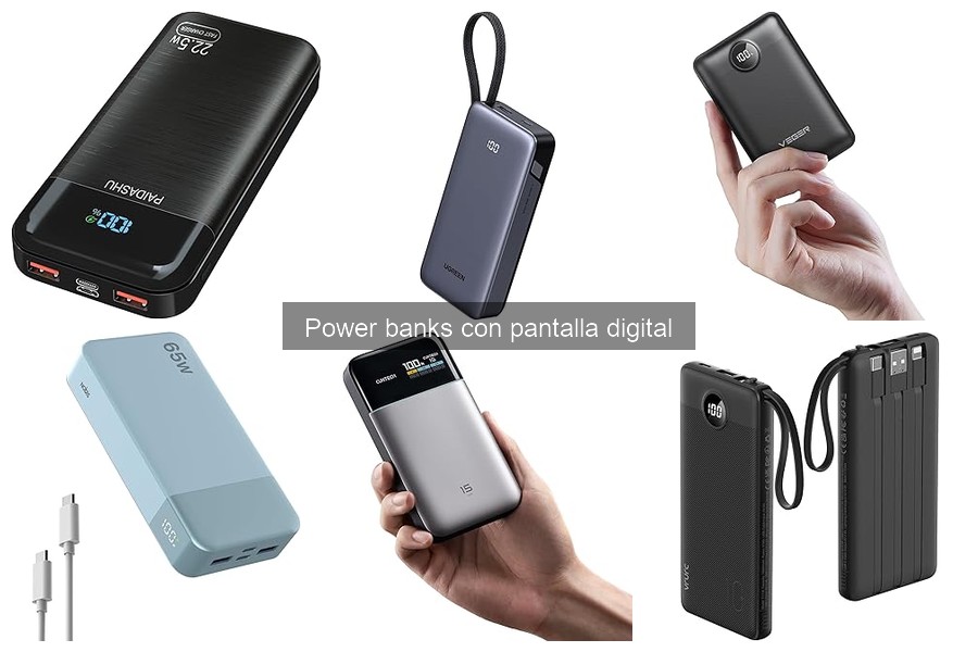 ¿Qué es un power bank con pantalla digital? Explicación