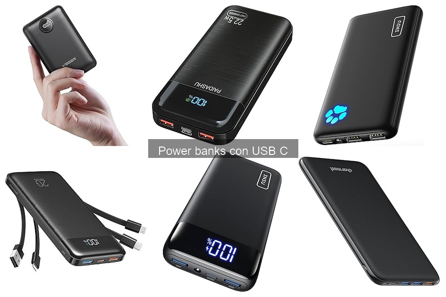 ¿Qué es un power bank con USB C? Características claves