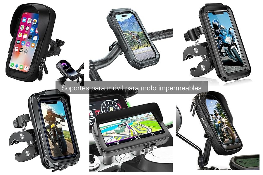 ¿Qué es un soporte impermeable para móvil de moto?