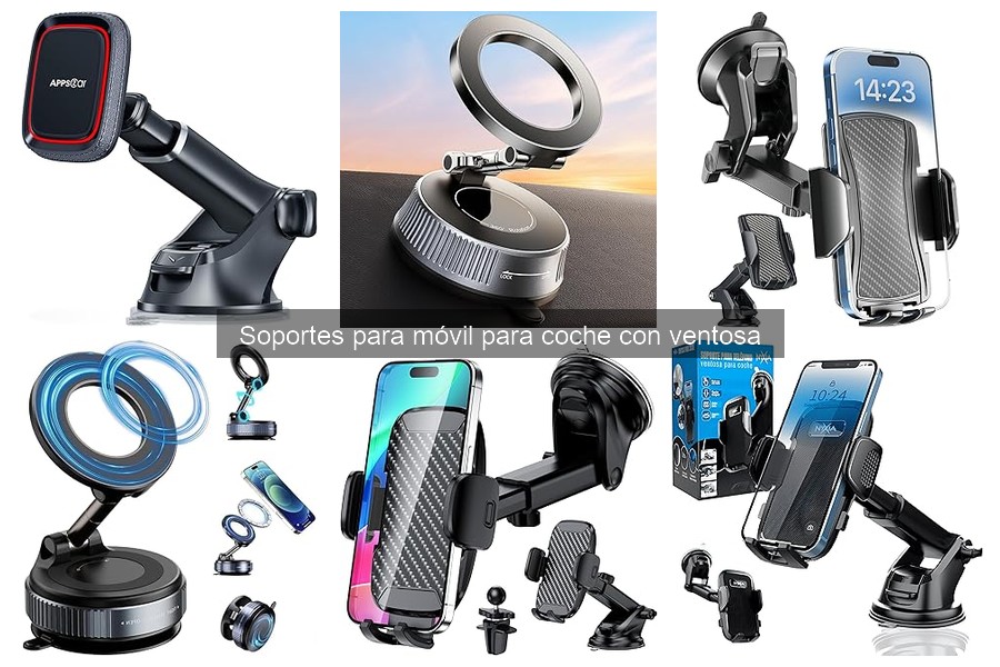 ¿Qué es un soporte para móvil con ventosa para coche?