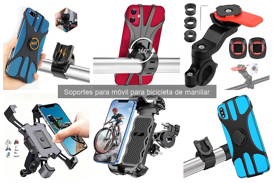 ¿Qué es un soporte para móvil de bicicleta de manillar?