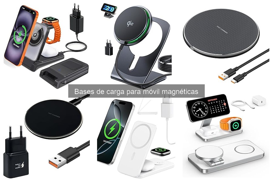 ¿Qué es una base de carga magnética para móvil?