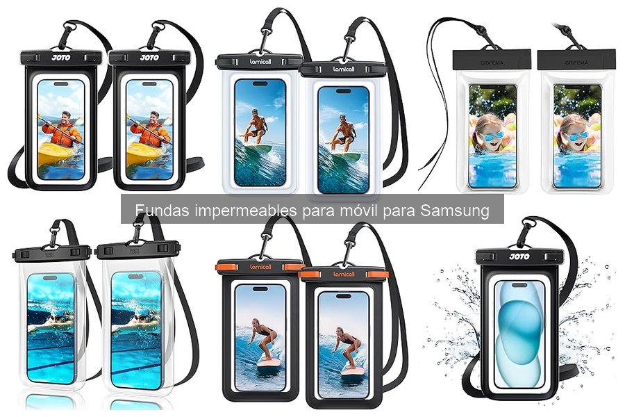 ¿Qué es una funda impermeable para móvil Samsung?