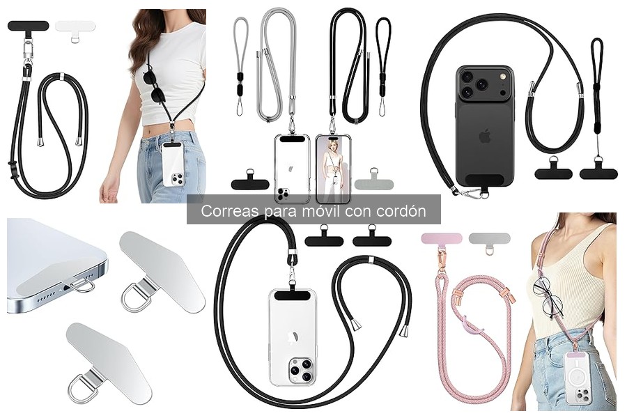 Qué son las correas para móvil con cordón y sus funciones